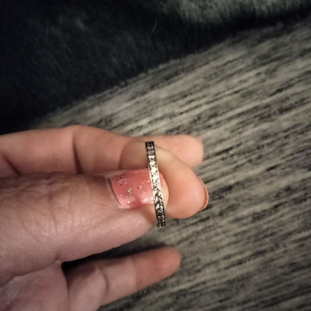 RETIRED Pandora Sparkle and Love Ring - Picture 5 of 5